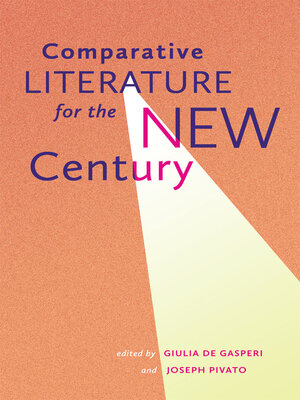 cover image of Comparative Literature for the New Century